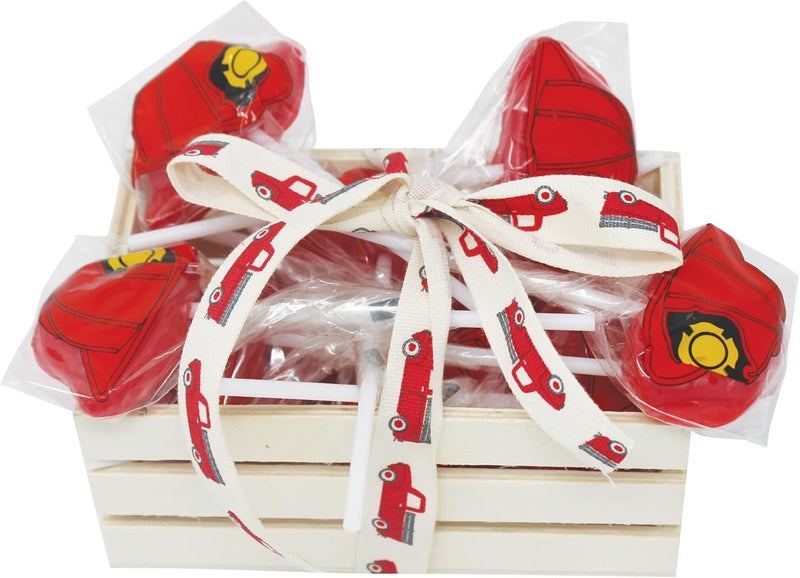 SNACKTERY 12 Pack Firefighter Hat Lollipops - Image 3